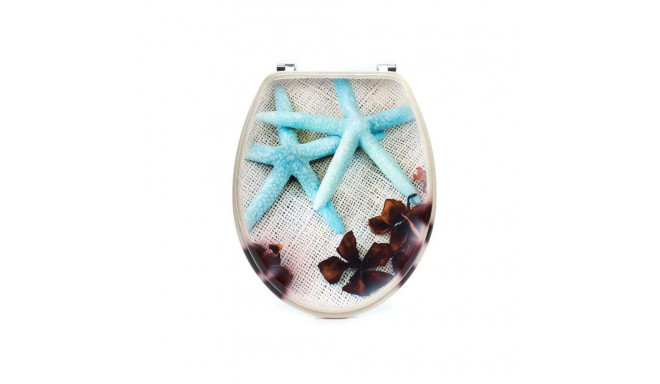 TOILET COVER P783 WITH SEA STARS