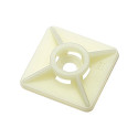CABLE TIE BASE SELF ADHESIVE 4.8MM WHITE