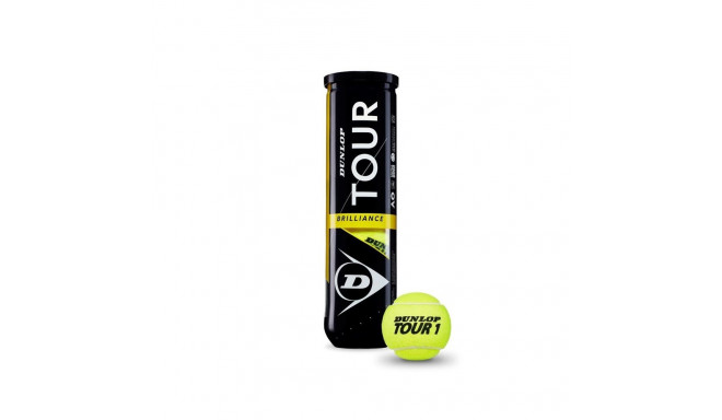 TENNIS BALLS DUNLOP TOUR BRILLIANCE4TUBE