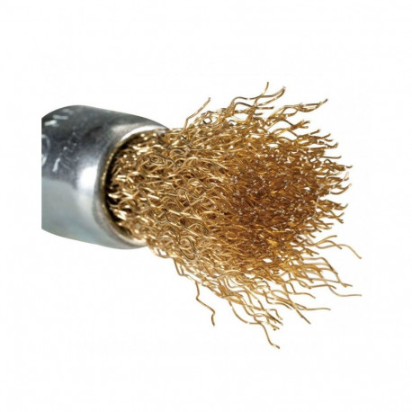 WIRE END BRUSH (BRASS COATED)