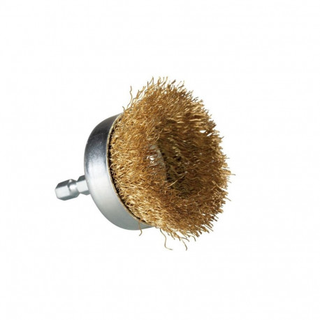 WIRE CUP BRUSH (BRASS COATED)