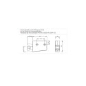 ADJUSTABLE HANGER UNIV METAL/WHITE PLAST