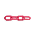 PLASTIC DECORATIVE CHAIN 8 MM RED