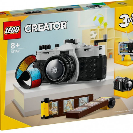 The LEGO Creator 3-in-1 Retro Camera (31147) is a 261-piece set released in January