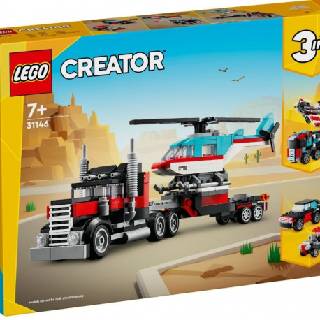 Blocks Creator platvormveoauto 31146 helikopteriga