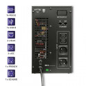 Qoltec UPS On-line Pure Sine Wave 3kVA 2.4W LCD USB