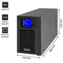 UPS on line Pure Sine Wave, 2kVA, 1.6kW, LCD