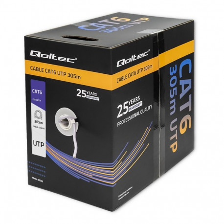 Cat6 UTP Bulk Ethernet Cable - 305m (1000ft) Roll