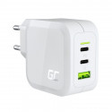 Green Cell CHARGC08W mobile device charger Headphones, Netbook, Smartphone, Tablet White AC Fast cha