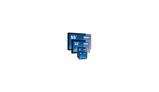 iiyama ProLite TF2238MSC-B1, 54.6cm (21.5''), Projected Capacitive, 10 TP, Full HD, USB, kit (USB), 