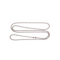 Metal chain 80 cm chrome, 10 pcs