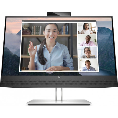monitor E24mv G4 61cm (24 Zoll) FullHD IPS veebikaamera, must/hõbedane