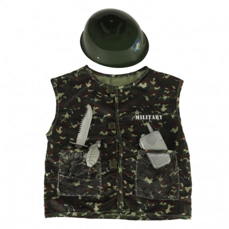 Karnevali kostüüm kiiver sõdur 3-8 aastat vana