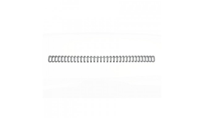 Köitespiraal traat 3:1 (34-auguga), nr7, 11mm, must 80 lehte, 1pk (pakis 100tk)
