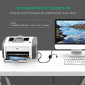 Cable extender USB3.0 10m with microUSB socket for external power US175 UGREEN