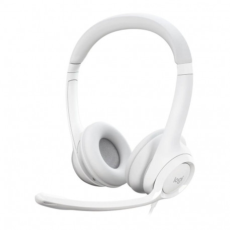 LOGITECH H390 Corded Headset - OFFWHITE - USB
