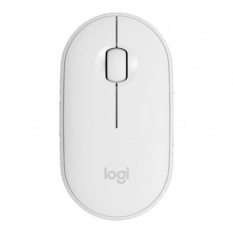 LOGITECH M350S Pebble 2 Bluetooth Mouse - TONAL WHITE