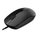 CANYON M-10, Canyon Wired optical mouse with 3 buttons, DPI 1000, with 1.5M USB cable, black, 65*115