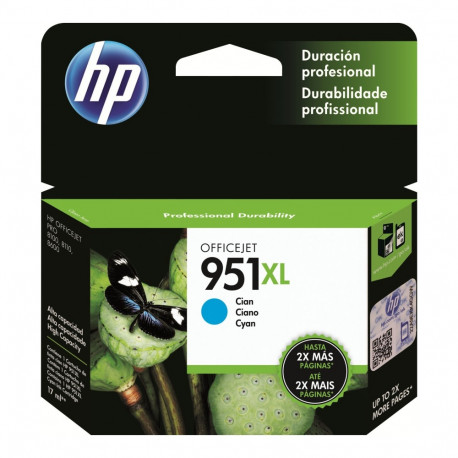 HP 951XL ink cyan OJ Pro 8600 8600plus 8100