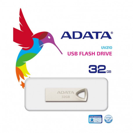 ADATA 32GB USB2.0 UV210 hõbedane