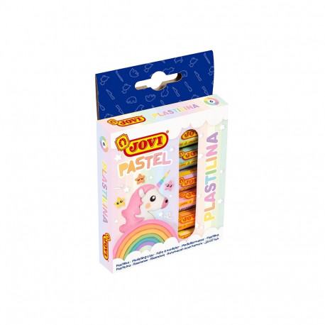 Plastiliini komplekt JOVI, 6tk, 15g, pastell