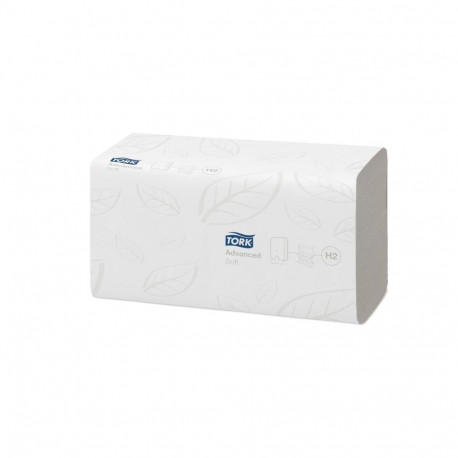 Lehtpaberrätikud TORK H2 Xpress Multifold Soft, 2 kihti, valged, 180 tk, 120398 (21 tk)