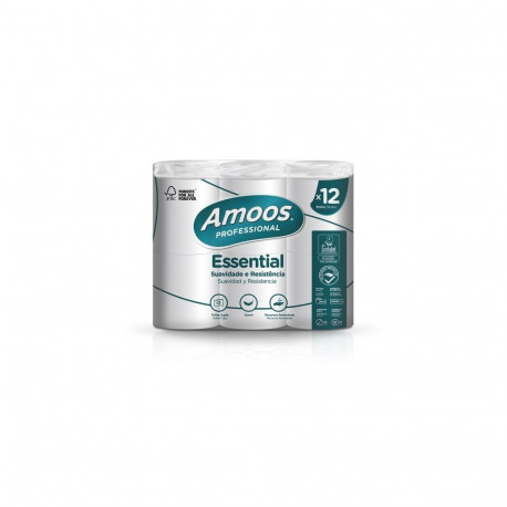 Tualettpaber AMOOS, 12tk/pakk, 2 kihti