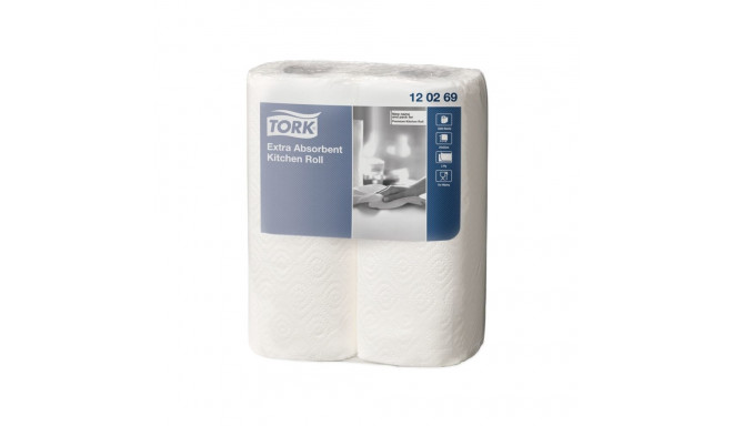 Rullpaberrätikud TORK Premium 2-kih, 24x15.4m, 64 lehte, valge, 2 tk