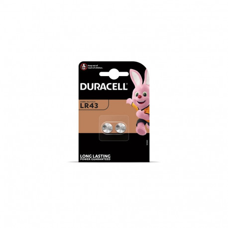 Patarei DURACELL LR43, 2 tk (2 tk)