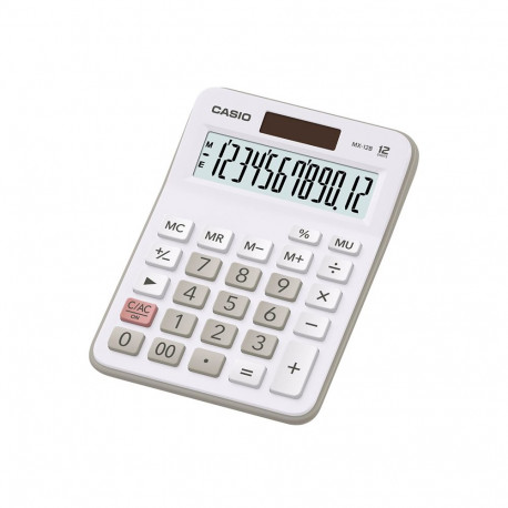Kalkulaator CASIO MX-12B, valge