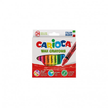 Vahakriidid CARIOCA 24 värvi, pestavad