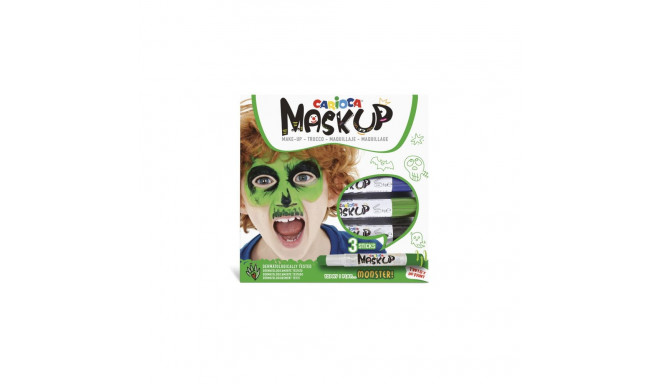 Näovärvid Carioca Mask UP, Monster, 3tk