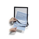 Iseliimuv infohoidja magnetkinnitusega DURABLE DURAFRAME A4, must, 2 tk