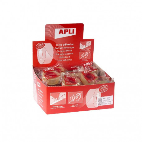 Teip Apli 19mmx33m, läbipaistev (5 tk)