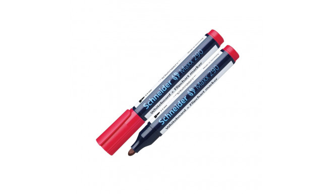 Tahvlimarker Schneider  Maxx 290 kooniline 2-3mm punane