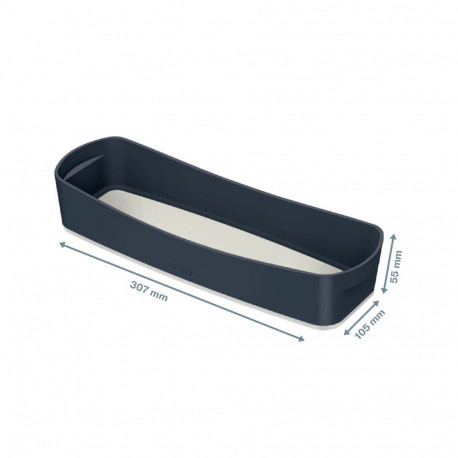 Hoiukast kaaneta Leitz MyBox, 307x55x105 mm, hall