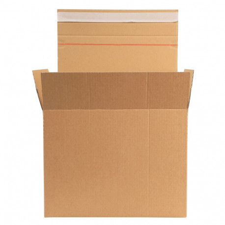 Pakkekast koos kleeplindiga, 250mm x 160mm x 65mm