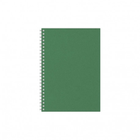 Spiraalköitega kaustik TIMER A5, kartong, täpp, smaragd