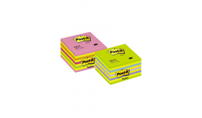 Märkmekuup Post-it 2028NP Lollipop  76x76 mm, 450 lehte, roosa-kollane