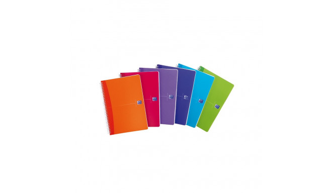 Spiraalköitega kaustik Oxford My Colors A4, 90lehte, ruuduline