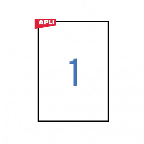 Etiketid Apli ILC iseliimuvad 210 x 297mm 100l/pk