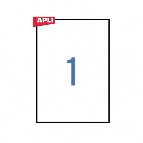 Etiketid Apli ILC iseliimuvad 210 x 297mm 25l/pk