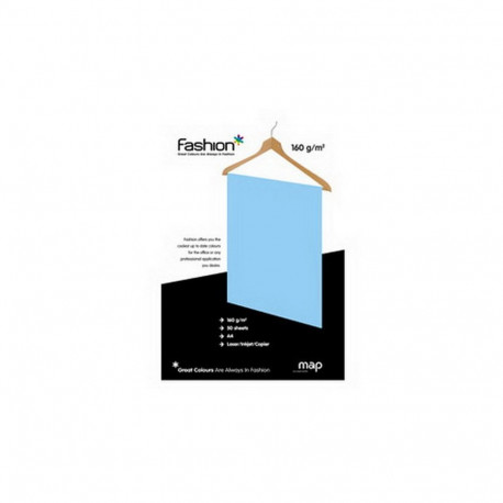 Värvipaber IMAGE COLORACTION, A4, 160 gsm, 50 lehte, ICEBERG / pale icy blue