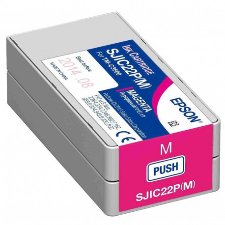 Epson ink cartridge ColorWorks C3500 SJIC22P(M), magenta