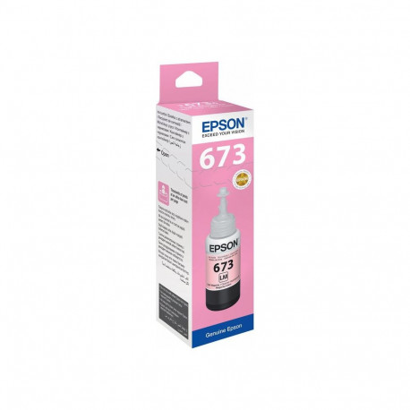 Epson tint EcoTank L800/L805/L810/L850/L1800 T6736 70ml, hele magenta
