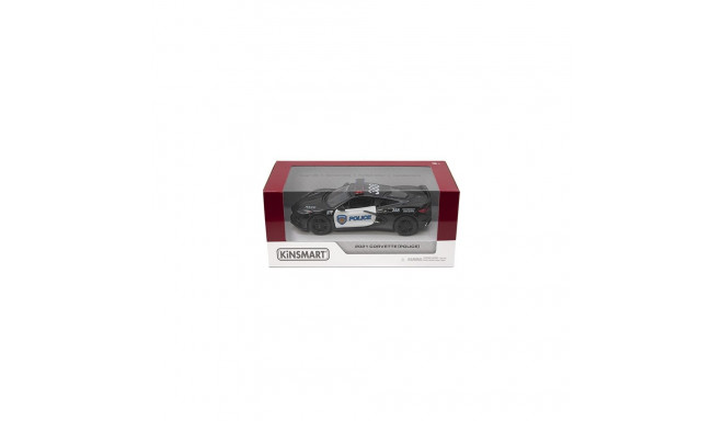 KINSMART Miniatūrais modelis - 2021 Corvette (Policija), izmērs 1:36