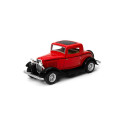 KINSMART metallist mudelauto 1932 Ford 3-Window Coupe, skaala 1:34