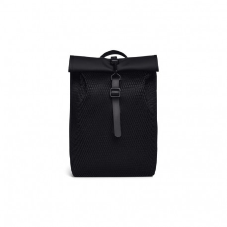Rains Rolltop Rusksack Mesh Mini Black W3 13350 01 backpack (uniwersalny)