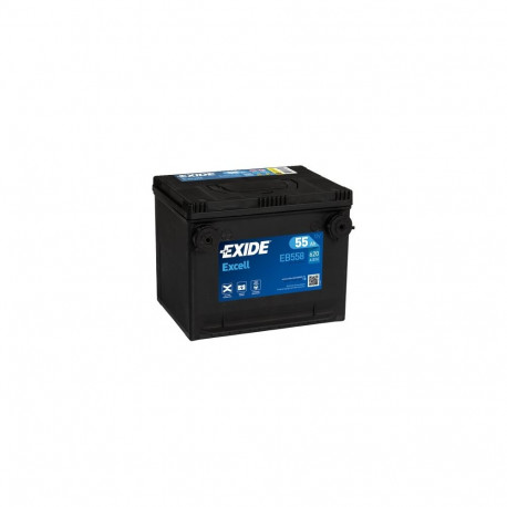 Exide Excell 55Ah 620A 230x180x186+- USA