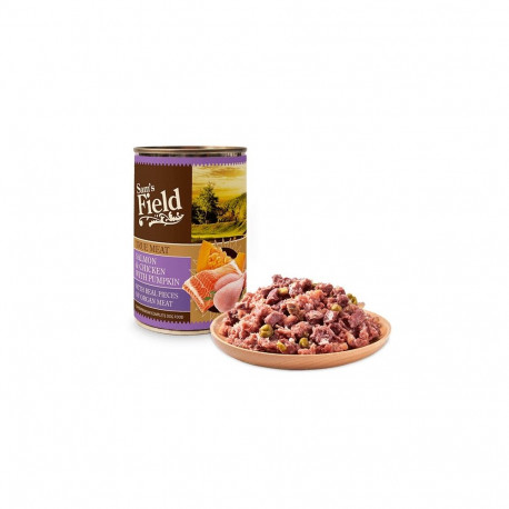 Sam's Field Salmon & Chicken with Pumpkin konserv koertele 400g